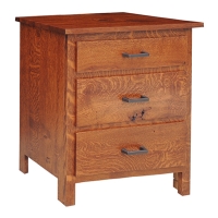 pioneer three drawer nightstand