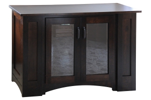 mission deluxe etc flat wall tv console